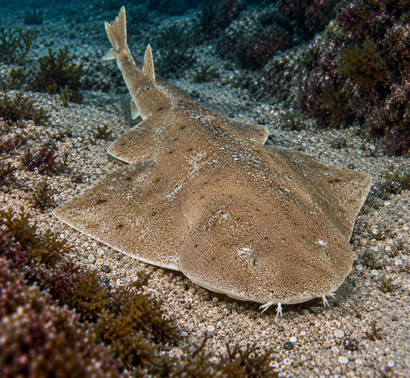 Pesca de Pez Ángel (Squatina guggenheim)