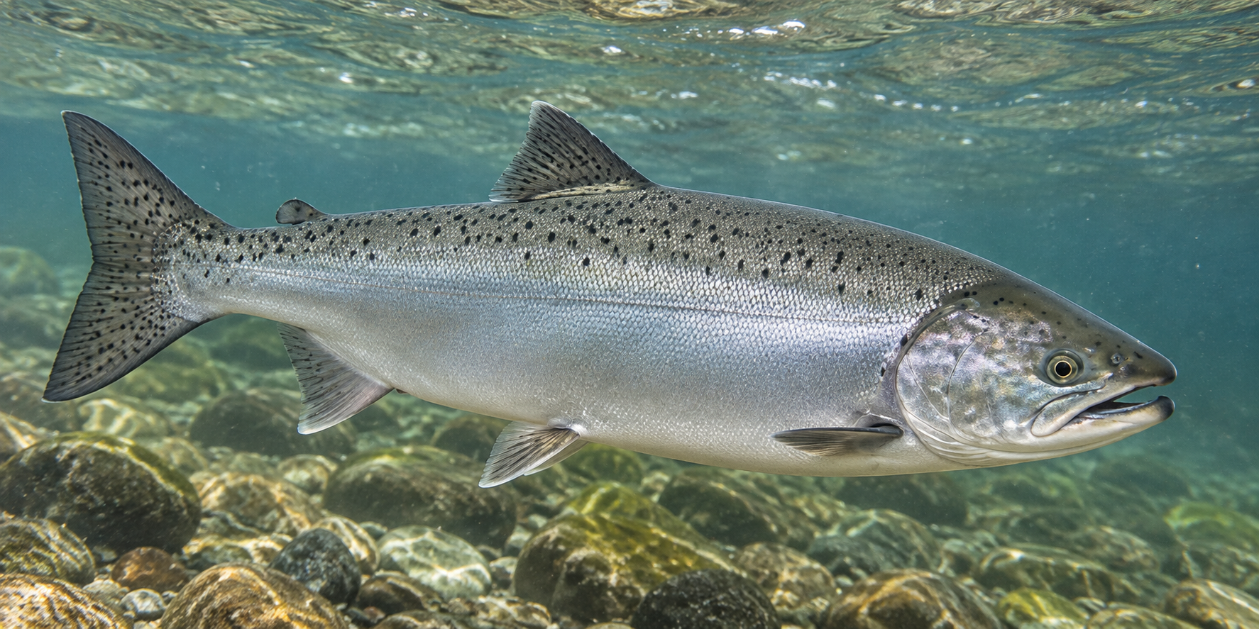 Pesca de Salmón del Pacífico (Oncorhynchus kisutch)
