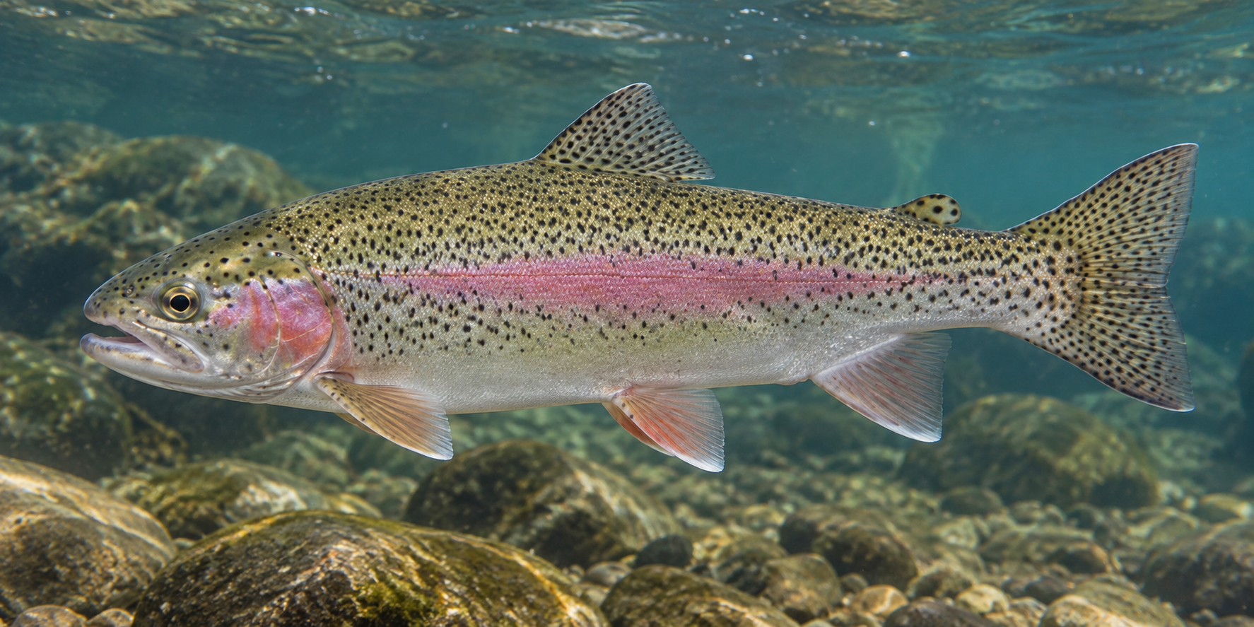 Pesca de Trucha Arcoíris (Oncorhynchus mykiss)