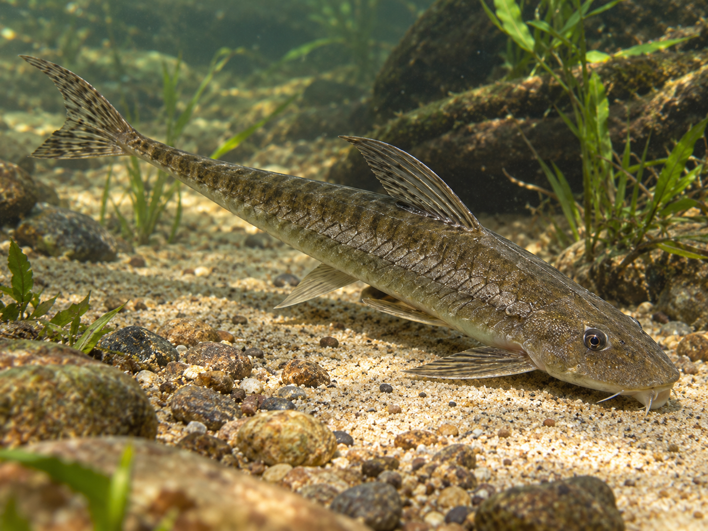 Pesca de Vieja del Agua (Loricariichthys) (Loricariichthys anus)